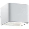 ideal lux click ap d10 bianco small applique cubo led bianco design moderno IDEAL LUX 051444
