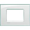 bticino living light placca 3 posti acquamarina bticino lna4803ka