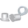 HILTRON Contatto magnetico cilindrico per serrande e porte basculanti ad incasso a 2 fili Hiltron C56