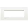 bticino living light placca 7 posti bianco puro bticino lnc4807bn