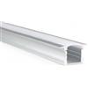 ELETTROLUCESTORE profilo led alluminio barra 1915 1metro per strip led 8 10mm mod cc 31 alto estruso 1902