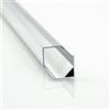 ELETTROLUCESTORE profilo led alluminio barra angolare 1metro strip 8 10mm 1616 quadrato 1897