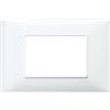 vimar plana placca 3 moduli bianco mostrina vimar 14653.01