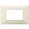 vimar plana placca 3 moduli beige mostrina vimar 14653.03