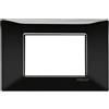 vimar plana placca 3 moduli nero mostrina vimar 14653.05