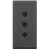 bticino axolute scura presa 10a bticino hs4113