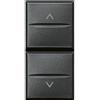 bticino axolute scura commutatore doppio tasto 1-0-2 assiale bticino hs4027