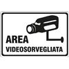 OCMEI cartello area videosorvegliata 300x200 mm sicame ocmei OCM6CR1414-A