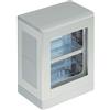 bticino torretta bifacciale base resina/corpo alluminio - 8+8 moduli su appositi supporti bticino 150660