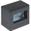 bticino torretta bifacciale in resina grigio antracite - 4+4 moduli su appositi supporti bticino 150650