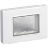vimar plana calotta placca stagna ip55 3 moduli con viti bianca vimar 14943.01