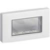 vimar plana eikon arke' calotta placca stagna ip55 4 moduli bianca vimar 14944.01