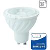 V-Tac v tac vt 277 faretto spotlight led gu10 7w luce fredda 38Â° chip samsung sku 167