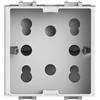 4BOXSIDE 4 box side presa bipasso e schuko bianca per vimar plana 4bx4b.v14.h21