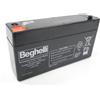 beghelli batterie di ricambio pb 6v 1,3ah. 0,3kg. 97x24x58mm. beghelli 3914