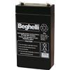 beghelli batterie di ricambio pb 6v 3,2ah. 0,7kg. 66x33x124mm. beghelli 3915