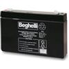 beghelli batterie di ricambio pb 6v 6,5ah. 1,1kg. 151x34x100mm. beghelli 3916