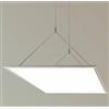 beghelli installazione a sospensione wire pannelli led 600x600 beghelli 70033