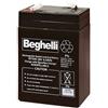 beghelli batterie al piombo per portatili pb 6v 4ah. 0,8kg. 70x47x107mm beghelli 8801