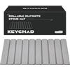 KEYCHAD Tappetino da bagno pieghevole in pietra, terra di diatomee, antiscivolo, grande capacità di assorbimento, asciugatura rapida, tappetino naturale per doccia, per bagno, casa e camera da letto,