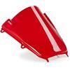 Puig 22284R Cupolino Z-Racing aerodinamico e sportivo in acrilico da 3 mm con doppia altezza e canalizzazioni laterali che migliorano protezione e stabilità, Rosso