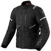 REV'IT! Revit Vertical GTX Giacca tessile moto, nero/argento, M