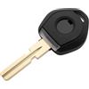 EMSea Alloggiamento per chiave auto HU58 compatibile con BMW E31 E39 E38 Z3 E36 E32 E34 con chiave vuota e lampada LED