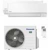 Panasonic CU-2TZ41TBE+RZ25+RZ35 - Climatizzatore Dual Split 2.5+3.5 kW Inverter A++/A+ R32 Wi-Fi GARANZIA ITALIA