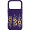 Hummingbird Apparel For Kids and Adults Custodia per iPhone 17 Pro Girasole Colibrì Lavanda Giardino Botanico Natura
