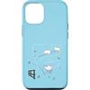 Whyitsme Design Custodia per iPhone 12/12 Pro Disegno divertente del filato di pecora, maglieria