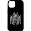 Cool 3 Hip Hop Trio Street Gold Chain Fu Custodia per iPhone 13 Stegosaurus Dinosaur Rap Old School Retro Streetwear anni '80 e '90