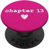 Librarian Bookish Bookworms & Novel Writ Capitolo 13 | Book Lovers Lettori & Autori 13° Compleanno PopSockets PopGrip Adesivo