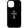 LUKE GALLERY Custodia per iPhone 12 mini The rhombus Shine Pave Diamonds Silver Cross