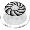 Tech Enthusiast Computer PC Bianco e Nero Cooler Sketch Design PopSockets PopGrip per MagSafe