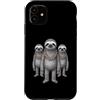 Cool 3 Hip Hop Trio Street Gold Chain Fu Custodia per iPhone 11 Bradipo Rap Old School Retro Streetwear 80s 90s Tre