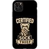 Jimbeels Custodia per iPhone 11 Pro Max Ladro Di Calzini