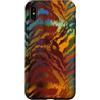 generic Custodia per iPhone XS Max Motivo colorato della giungla della riga della tig