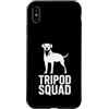 Cani da soma canini resistenti Custodia per iPhone XS Max Tripod Squad Supporto per la resilienza a tre zampe del cane