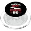 True Crime Merch for Investigative Crime Esperto forense dalla nascita 1995 Compleanno a tema crimine vero PopSockets PopGrip per MagSafe