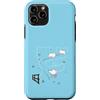 Whyitsme Design Custodia per iPhone 11 Pro Disegno divertente del filato di pecora, maglieria
