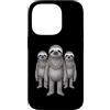 Cool 3 Hip Hop Trio Street Gold Chain Fu Custodia per iPhone 14 Pro Bradipo Rap Old School Retro Streetwear 80s 90s Tre