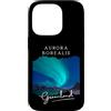 Aurora Borealis aka Northern Lights of G Custodia per iPhone 14 Pro Groenlandia Souvenir Vacanze Vacanze Memorabilia Famiglia