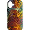 generic Custodia per iPhone 16 Plus Motivo colorato della giungla della riga della tig