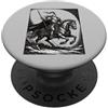 Demonique Tees and Ars Goetia Demon Gift Furcus Barba dell'Oscurità, Lama del Potere PopSockets PopGrip Adesivo