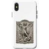 Holy Art Custodia per iPhone X/XS Scultura neoclassica di San Michele Arcangelo Rilievo
