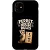 Jimbeels Custodia per iPhone 11 Regole Casa Furetto