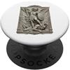 Holy Art Scultura neoclassica di San Michele Arcangelo Rilievo PopSockets PopGrip Adesivo