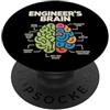 LogicLab Engineer Humor Collective Ingegnere Cervello Divertente Ingegneria Umorismo Problem Solver PopSockets PopGrip Adesivo