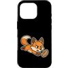 rugby fox dive quick rugby oval ball scr Custodia per iPhone 16 Pro Cartone animato Rugby Fox Dive