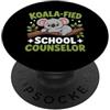 Koala Counselor Creations KOALA-FIED Consulente scolastico Divertente gioco di parole Design PopSockets PopGrip Adesivo